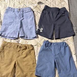 Kids' Shorts Set - Blue, Gray, Tan. Size 5